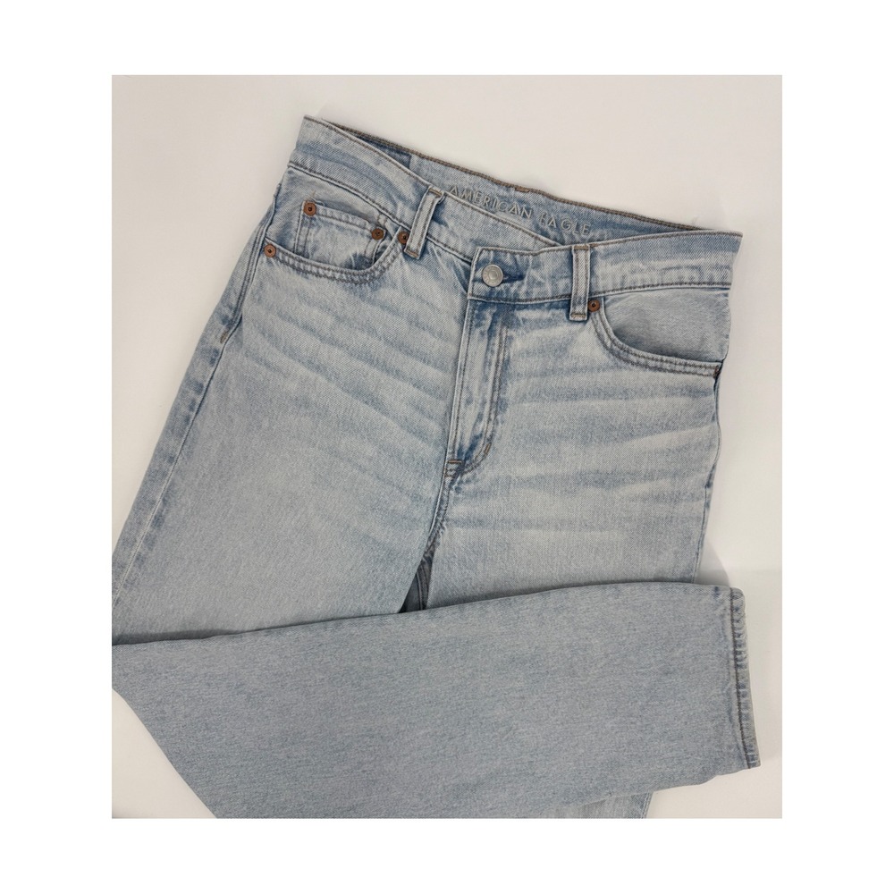 American Eagle Outfitters Light Blue Straight Leg Jeans